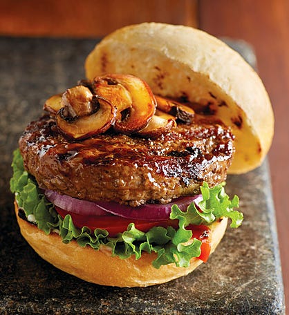Steak Burgers - Twelve 5.3-Ounce USDA Choice